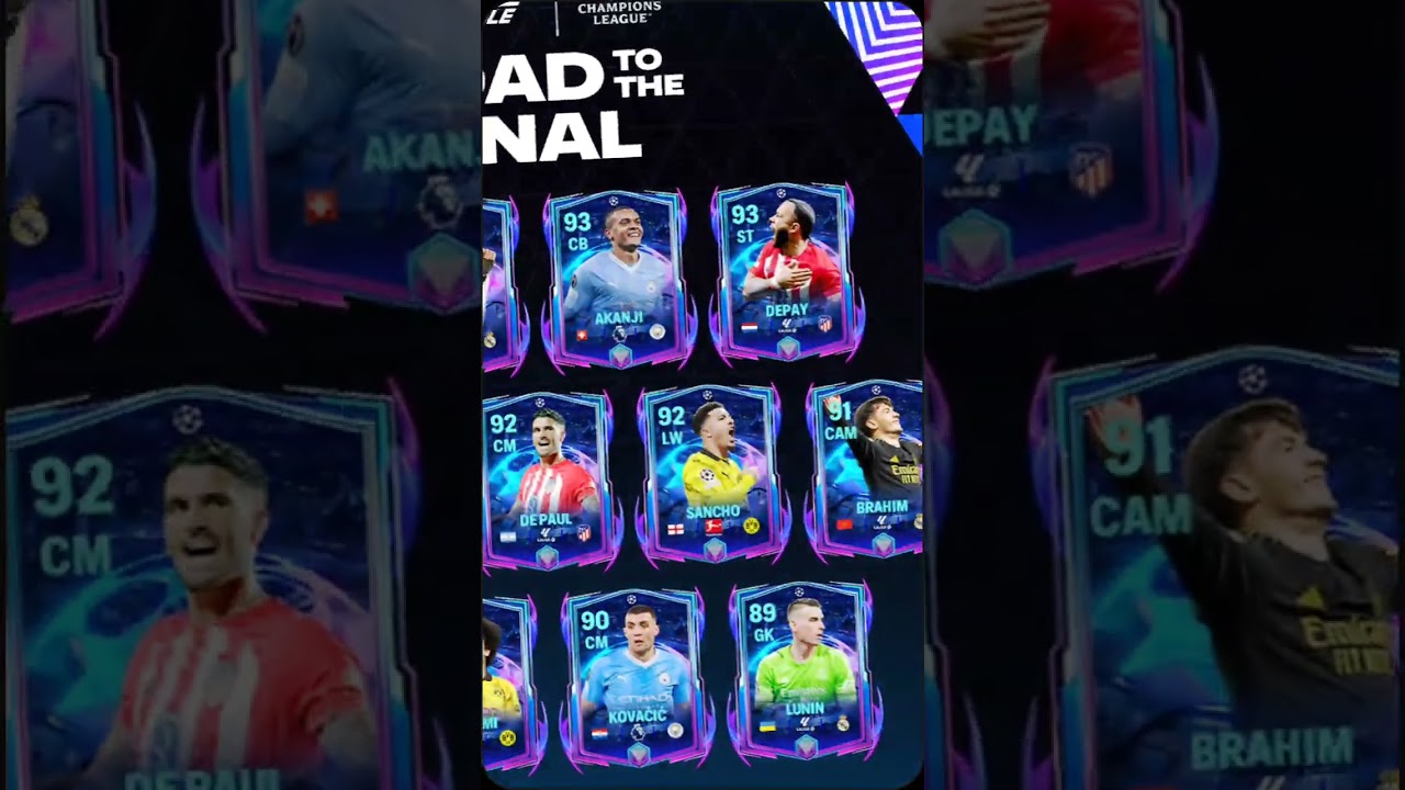 New Event Road To Final UCL 