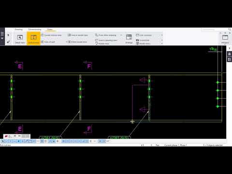 Sectional View of Member in Tekla