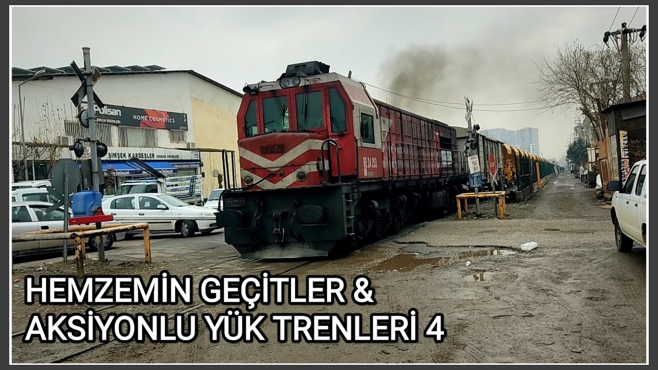 HEMZEMİN GEÇİTLER & AKSİYON YÜK TRENLERİ 4 | LEVEL CROSSINGS & ACTION FREIGHT TRAINS 4 | DİYARBAKIR