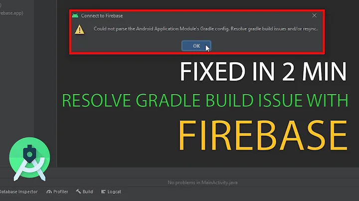Android Studio Error Could not parse the Android Application Module's Gradle config