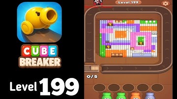 Cube Breaker level 199 Guide Walkthrough Solution