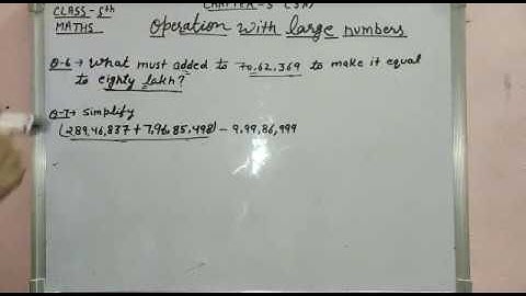 15/05/2020 Class 5 Mathematics Chapter 5 Video No. 32