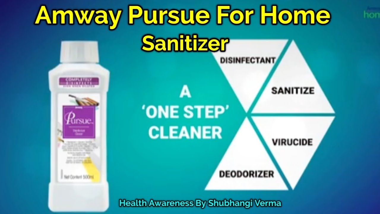 Amway Pursue disinfectant cleaner with all purpose disinfectant for the