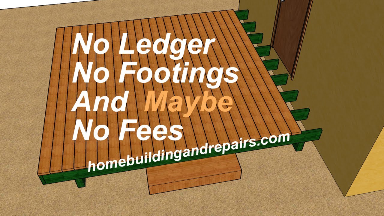 How To Possibly Build Deck Without Getting An EXPENSIVE Building Permit 