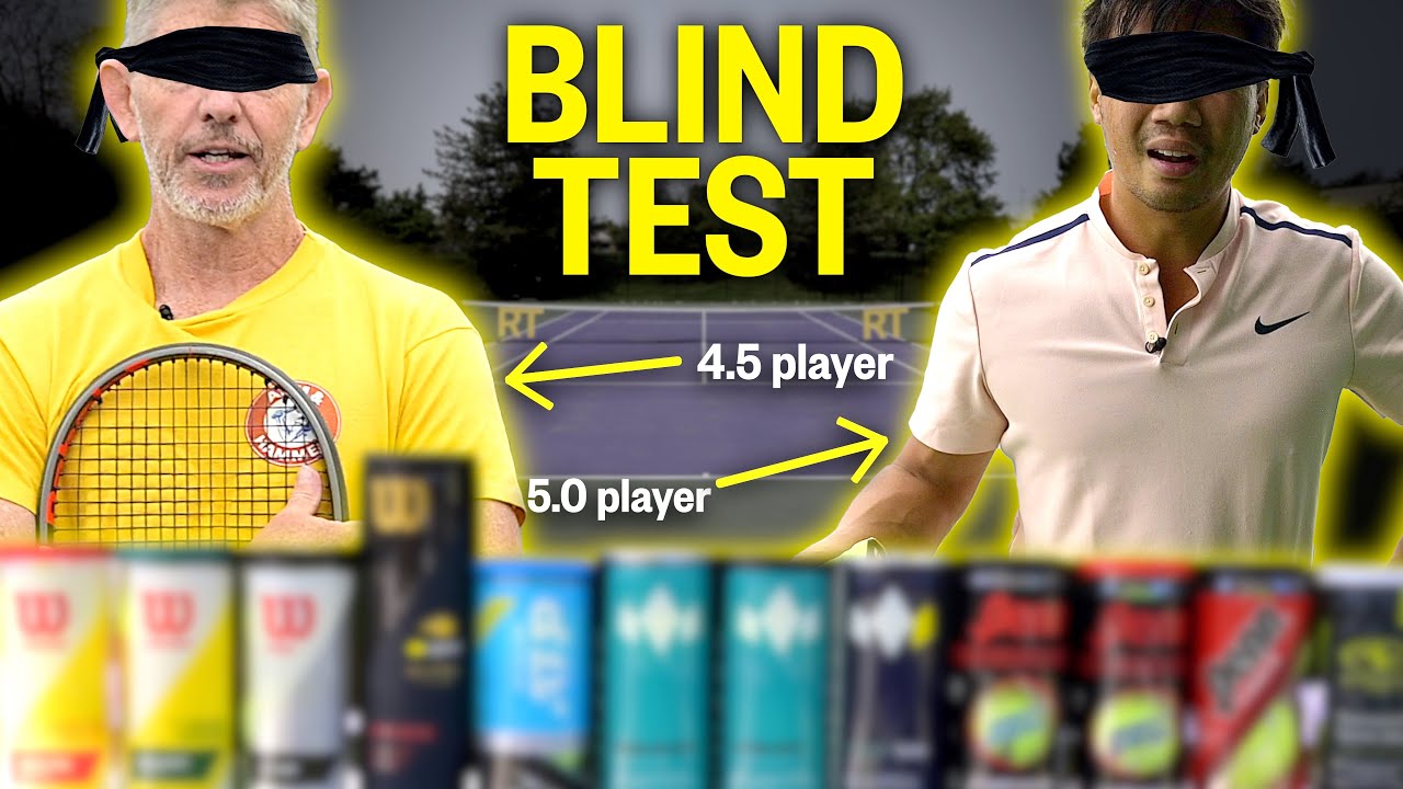 BLIND Tennis Ball Test! YouTube