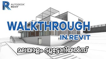 Revit Walkthrough Full Tutorial | Revit Malayalam Tutorials