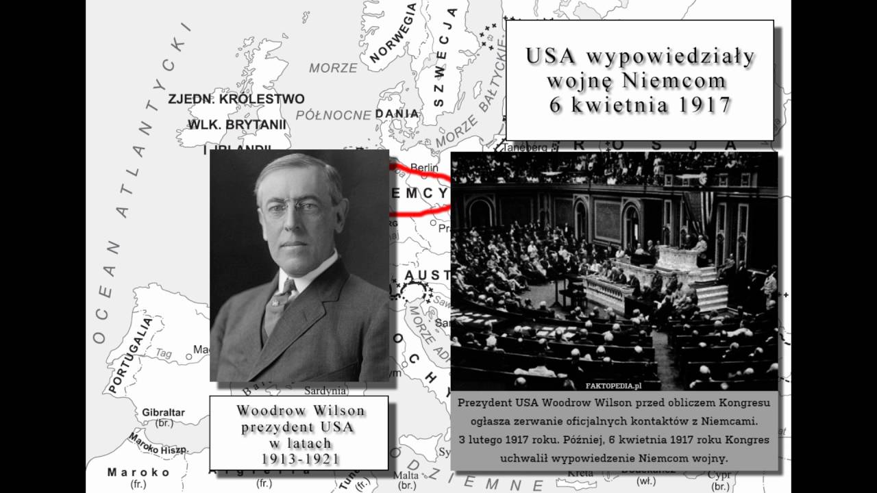 Przystąpienie Usa Do 1 Wojny światowej Data I wojna światowa. Część 7. Przystąpienie USA do wojny 6 kwietnia 1917