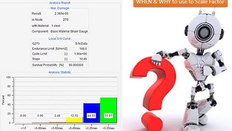 Use of scale factor in FEMFAT: Fatigue Analysis