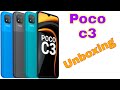 Poco c3 unboxing,latest phone 2021.