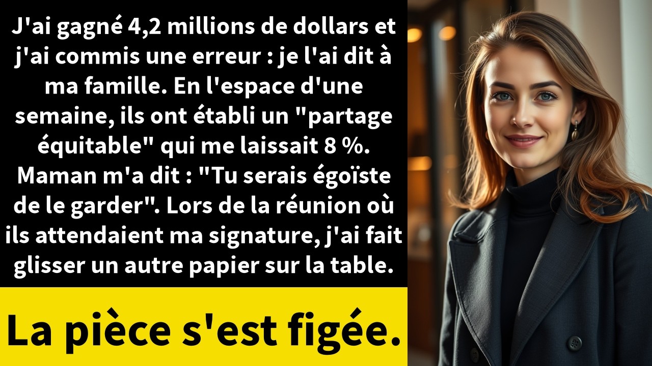 J’étais dans la cuisine de ma mère, entourée de onze membres de ma famille et d’un notaire, quand elle m’a regardée droit dans les yeux et m’a dit : « Tu serais égoïste de le garder. » Sur la...
