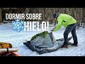 Mi primera vez ACAMPANDO EN LA NIEVE | ¿aparece una persona en el bosque?😱 | Ushuaia 🏔🙌