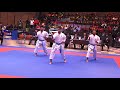 Egyptian Team Kata vs Algerian Team Kata at African Karate Championships 2018 | Final Match.