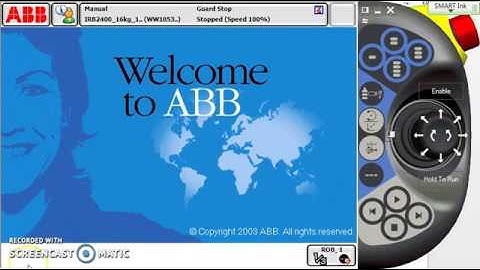 Introducing a line of code ABB Robotics