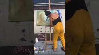 Paint process - intuitive painting