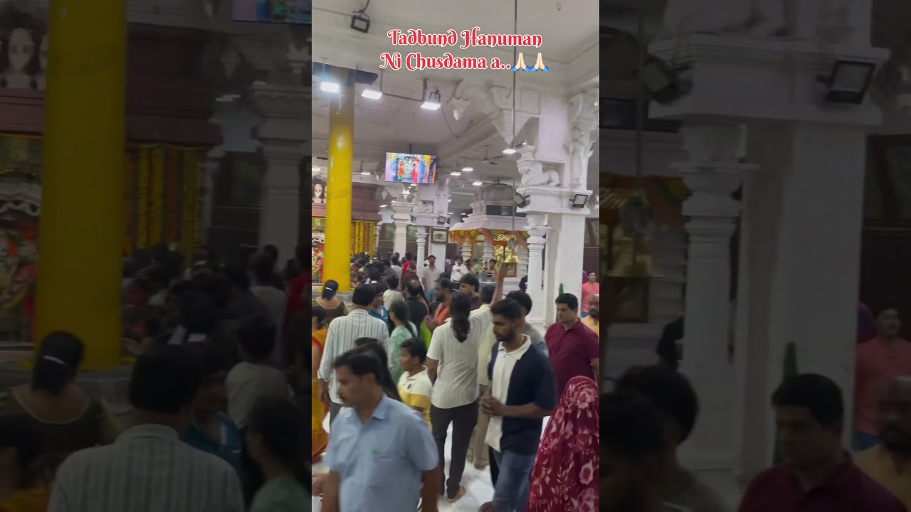 Jai Hanuma..🙏🏻🙏🏻🙏🏻 #jaisriram #jaihanuman #hyderabad #templesofindia #devotional #trending