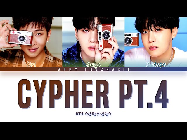 BTS Cypher Pt.4 Lyrics [Color Coded Lyrics/Rom/Han/Eng] class=