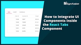 How to Integrate UI Components Inside the React Tabs Component