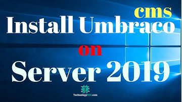 How To Install UmbracoCMS 8 On Windows Server 2019