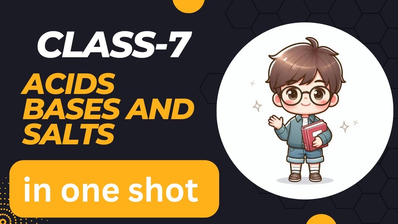 Acids bases and salts in One shot | class 7th science chapter 4 ACIDS ...