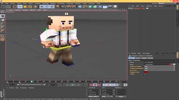 Minecraft Cinema4d Easy Walk Cycle Tutorial
