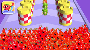 Fruit Rush 🍇🍎🍍 Max Level - All Levels Gameplay (iOS & Android) Walkthrough Part 76