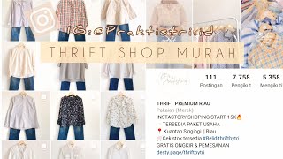 15 RIBU DAPAT BAJU IMPORT? | ONLINE THRIFT SHOP TERMURAH SE-INSTAGRAM #thrifting