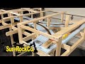 v4 Construct 2ND LEVEL RISERS, FOAM Benchwork HO scale layout build Port Moody Sawmill thumbnail