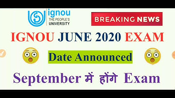 BREAKING NEWS !! IGNOU ने EXAM NOTICE जारी किया ASSIGNMENT SUBMISSION EXAM FORM LAST DATE EXTENDE !!