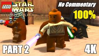 LEGO Star Wars: The Complete Saga (PC) – Part 2 | 100% Full Playthrough [4K No Commentary]