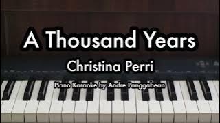 A Thousand Years - Christina Perri | Piano Karaoke by Andre Panggabean