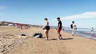 Walking Along The Beach Cabanal | Valencia Spain | Part 12