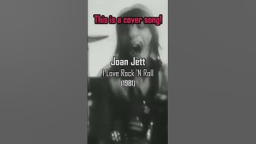 Thumbnail of I Love Rock 'N Roll by Joan Jett is a cover version of the Arrows song from 1975 😲 #coversong