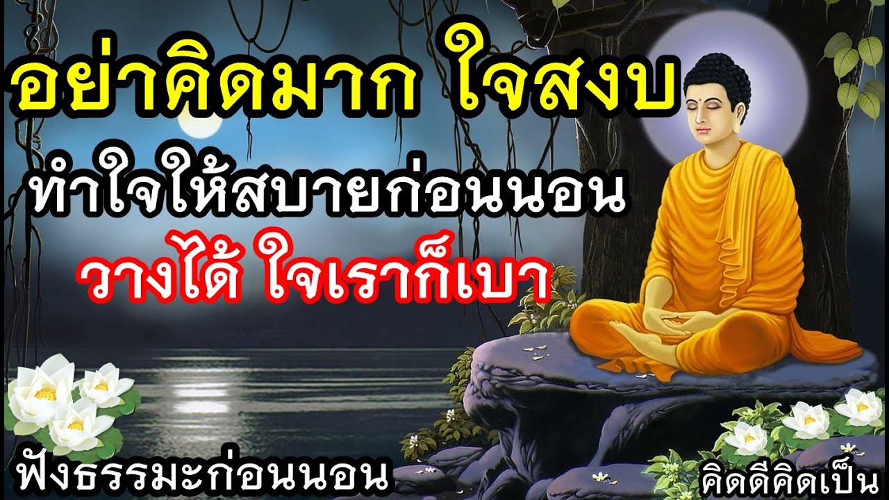 ฟังเพื่อใจสงบ อย่าคิดมาก ทำใจสบายก่อนนอน🙏ฟังธรรมะก่อนนอน(793)5🙏