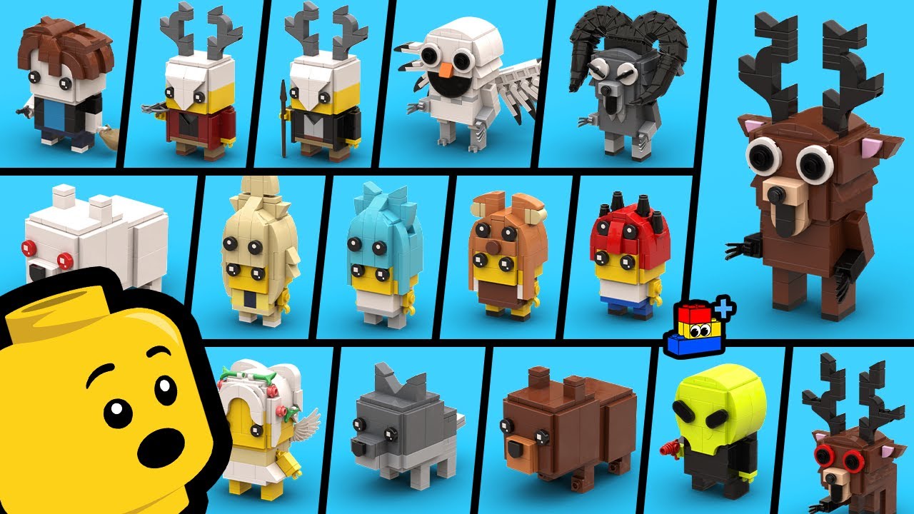 LEGO 99 Nights in the Forest: Building All Characters - YouTube