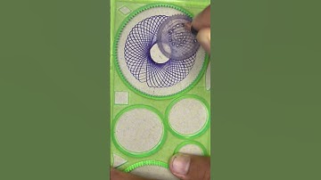 How many rotations did the pen make in total? ?? #spirograph #2024 #shorts