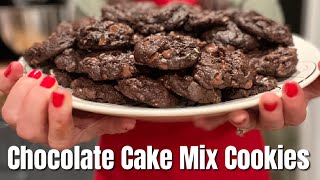 Chocolate Cake Mix Cookies | Awesome Christmas Gift Ideas | Make Ahead Cookies