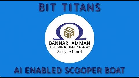 AI ENABLED AQUA SCOOPER BOAT - CONCEPTUAL VIDEO