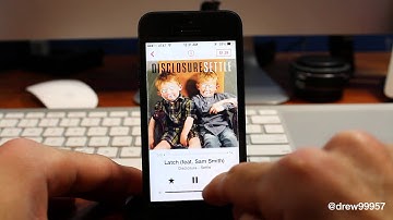 iOS7 iTunes Radio First Look On iPhone 5