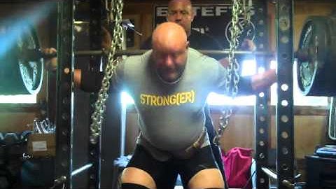 Joey Smith - Week 10 Day 3 - Raw Max Squats - Cube Training @ Nebobarbell 05/17/13