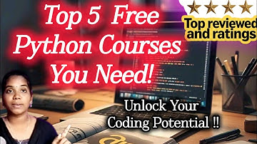 Top 5 Free Python Courses You Need! ✅ 😍 #python #onlinecourses @ungal_vino