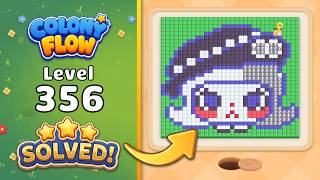 Colony Flow! - Level 356 Walkthrough 🧩 | Solution & Gameplay (ABI GAMES) 🐜