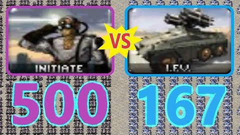 Initiates vs IFV - Same Cost - Red Alert 2