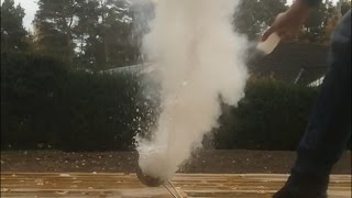 IceAK Experiments: Computer Duster and water= BOOM
