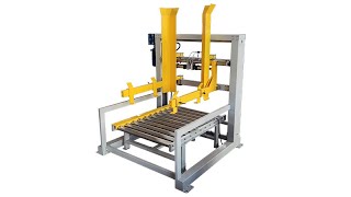 Heavy Duty Automatic Inline Pallet Dispenser Pallet Magazine with Storage for 10 Euro Pallets