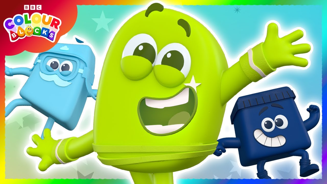 Learning Resources Colorblock 1000 Seconds of Colourblocks | Kids Learn Colours | Colourblocks - YouTube