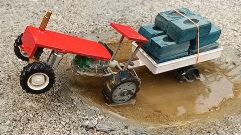 Diy tractor stuck in mud mini science project || keep villa | rv hacks #shorts