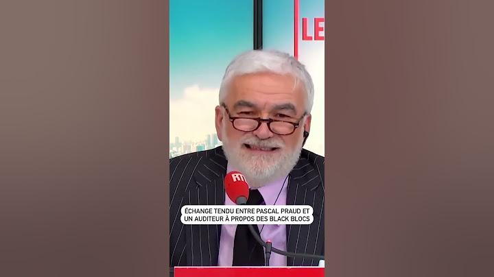 Tense exchange between Pascal Praud and a listener about black blocs