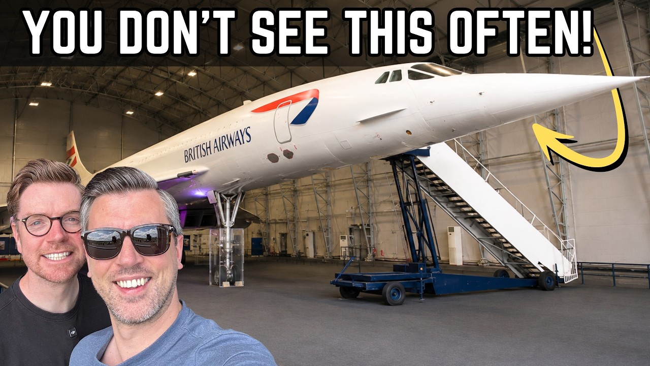 We Went INSIDE Concorde & Saw Something Rare! | Manchester Airport Aviation Icons Tour