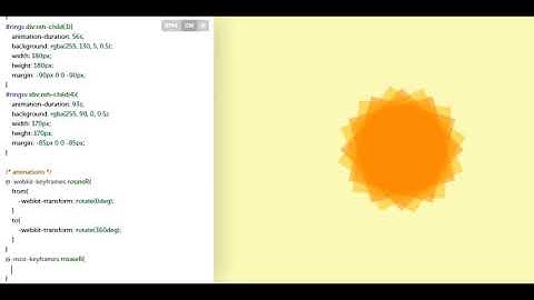 How to Create Sun Animation by using Pure CSS and HTML - MR-CODE 2020