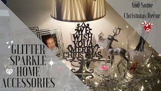 NEW IN! SPARKLY HOME ACCESSORIES AND CHRISTMAS DECOR || ALDI, POUNDLAND, B & M & MORE